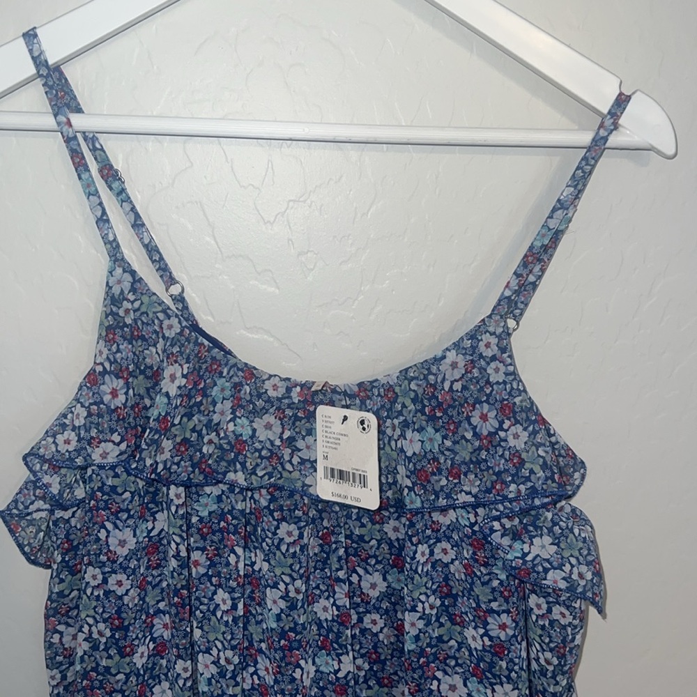 NWT Free People Ruffle Tiered Maxi Dress M - Picture 2 of 7